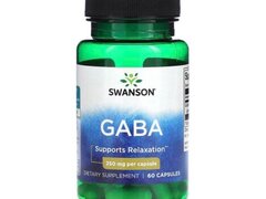 GABA 250 mg 60 Capsule, Swanson